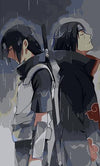 paint by numbers kit Uchiha itachi in past and present - Custom paint by number