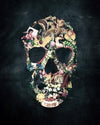 paint by numbers kit Vintage Skull - Custom paint by number