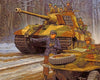 paint by numbers kit WW2 German Tiger Tank - Custom paint by number